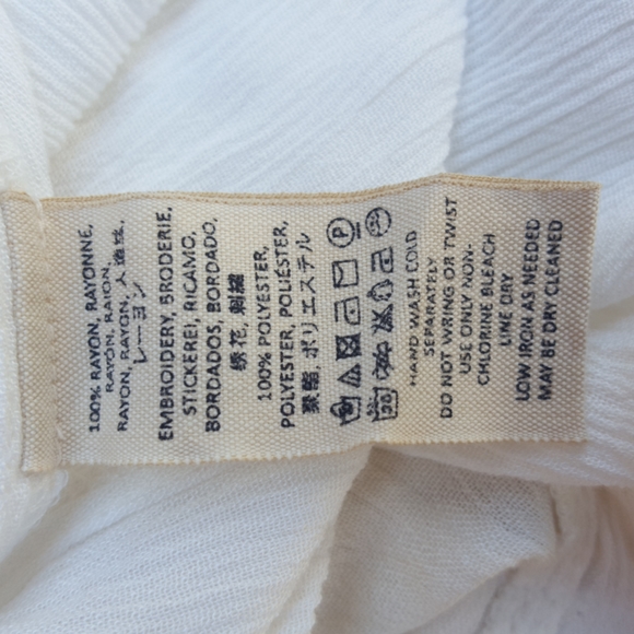 FREE POEPLE  EMBROIDERED TANK TOP, SMALL - Picture 7 of 7